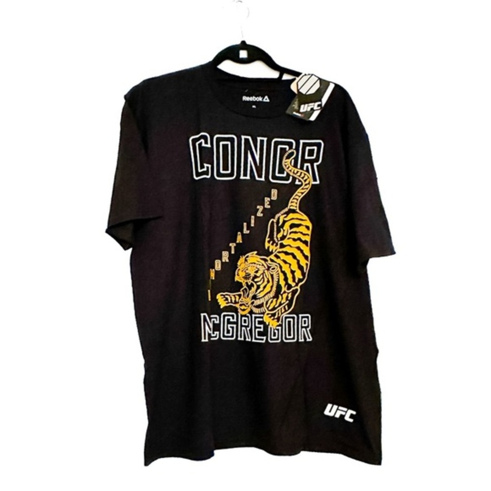 Conor McGregor Immortalized Tiger Reebok x UFC 2017 Money Fight T-Shirt (XL)